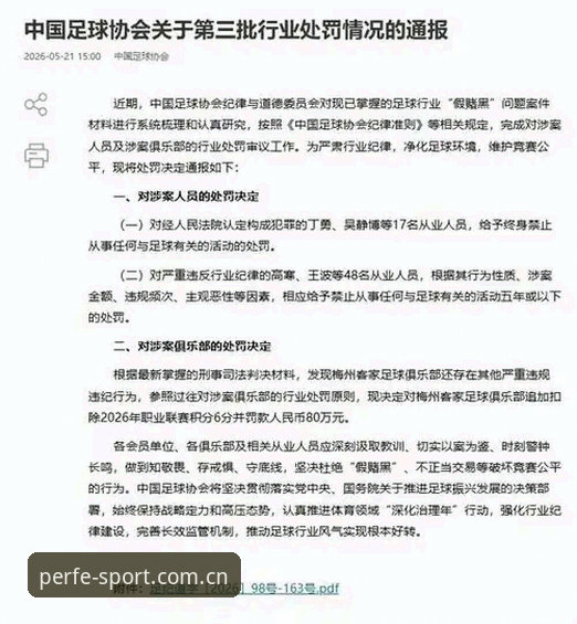 解读中国足协第三批禁足名单的完整指南：从行业风暴看体育生态重塑